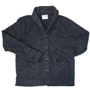 Old Navy Large Marled Gray Shawl Collar Cardigan Sweater